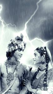 Radha Krishna Serial Lightning radha krishna serial wallpaper