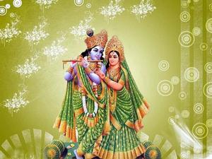 Radhe Shyam, the divine couple Wallpaper