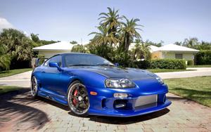 Radiant Blue Toyota Supra toyota supra wallpaper