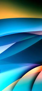 Radiant Fan Gradient Ios 16 ios 16 wallpaper