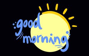 Radiant Morning Sun good morning wallpaper