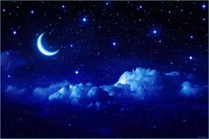 Radiating Peace and Serenity blue aesthetic wallpaper