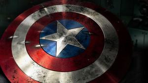 Ragged Captain America Shield Background captain america wallpaper