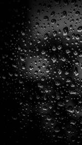 Rain Droplets iPhone Dark iphone dark wallpaper