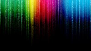 rainbow background with a black background matrix wallpaper