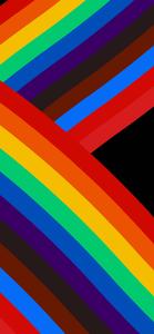 Rainbow Dark Hues Ios 16 ios 16 wallpaper