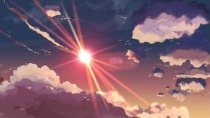 Rays Of The Sun Anime Scenery anime scenery wallpaper