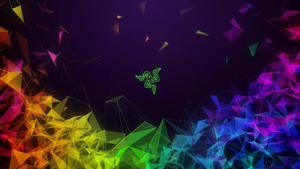 Razer Laptop Rainbow Triangles laptop wallpaper