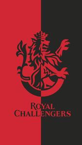 RCB Royal Challengers Two Tone Logo rcb wallpaper