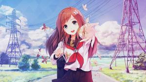 Reaching Out for a Better Tomorrow anime girl wallpaper