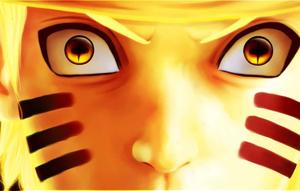 Ready to unleash my full power! naruto face wallpaper