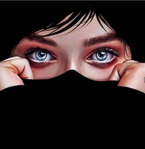 Realistic Girl Eyes Unique Cool PFP Illustration unique cool pfp wallpaper