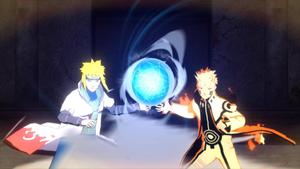 Reanimated Minato With Naruto Rasengan minato wallpaper