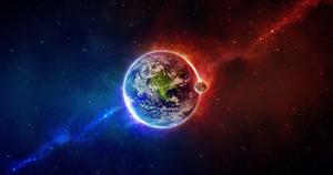 Red And Blue Earth Background earth wallpaper