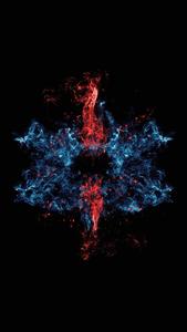 Red And Blue Paint Iphone Live iphone live wallpaper