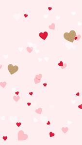 Red And Pink Heart For Girl Phone Background girl phone wallpaper