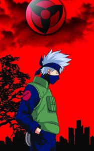 Red Art Cool Kakashi cool kakashi wallpaper