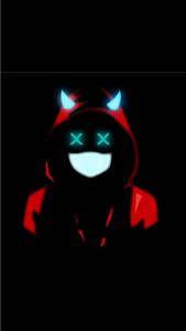 Red Dark Devil Neon Eyes dark devil wallpaper