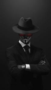Red-Eyed Guy Fawkes Gangster gangster wallpaper