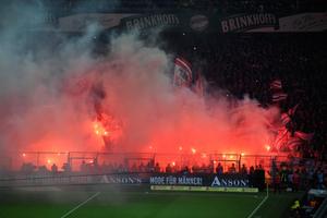 Red Flares Borussia Dortmund Match borussia dortmund wallpaper