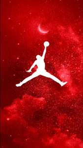 Red Galaxy Air Jordan Logo air jordan wallpaper