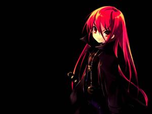 Red Hair Dark Anime Girl dark anime wallpaper