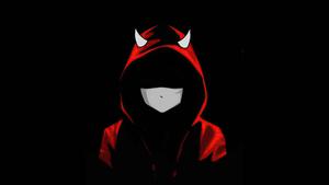Red Hooded Dark Devil dark devil wallpaper