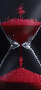 Red Hourglass iPhone 13 Pro iphone 13 pro wallpaper