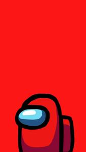 Red Imposter Among Us Picture Wallpaper