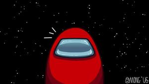 Red In Space Among Us Picture Wallpaper