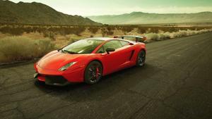 Red Lamborghini Gallardo Car 8k wallpaper