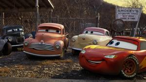 Red Lightning McQueen at Full Speed lightning mcqueen wallpaper