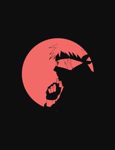 Red Moon Kakashi PFP kakashi pfp wallpaper