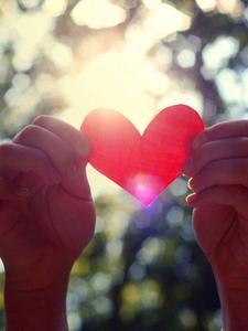Red Paper Heart Love Phone love phone wallpaper