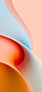 Redmi 9 3D Pastel Lines  Wallpaper