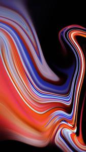 Redmi 9 Liquid Colors On Dark redmi 9 wallpaper