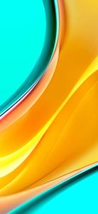 Redmi 9 Yellow And Bright Blue redmi 9 wallpaper