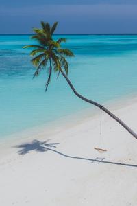 Relaxing on a tropical beach, feeling the summer sun beach wallpaper