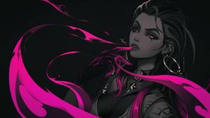 Reyna, Valorant's undead hunter, is ready to go. valorant wallpaper