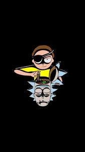 Rick and Morty Performing a Brain Operation rick and morty wallpaper