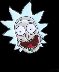 Rick Sanchez Sticker Expression scream wallpaper