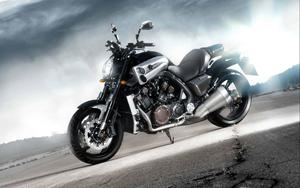 Riding into the horizon motorcycle wallpaper