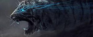 Roaring Tiger Looking For a Challenge dual monitor wallpaper