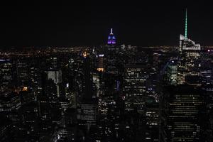 Rockefeller Center New York City Night Lights new york city wallpaper