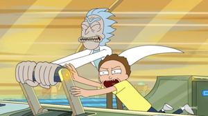 Rocky & Morto - The Intergalactic Adventurer & His Grandpa rick and morty wallpaper