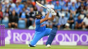 Rohit Sharm On Cricket Game rohit sharma wallpaper