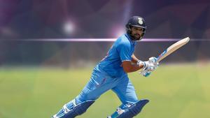 Rohit Sharma Cricket Game Field rohit sharma wallpaper