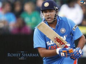 Rohit Sharma Intense Game rohit sharma wallpaper