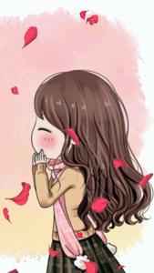 Romantic Matching Girl matching wallpaper