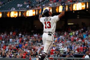 Ronald Acuna Jr. Crowd Engagement ronald acuna jr wallpaper